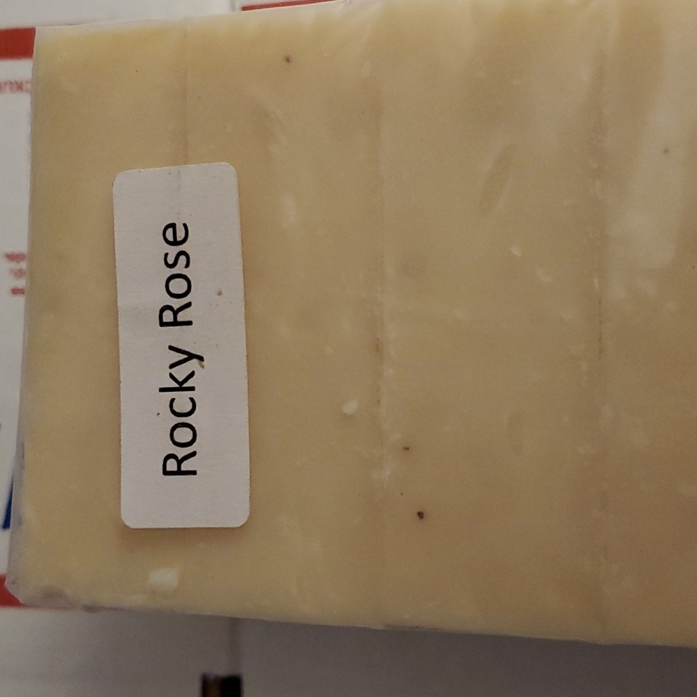 1 Shea Soap 9 x natural shea soap bars - ROCKY ROSE scent ~ 3.5lb - Picture 2 of 4
